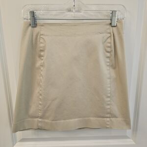 Ann Taylor Women's Tan Stretch Skirt | Size 6P